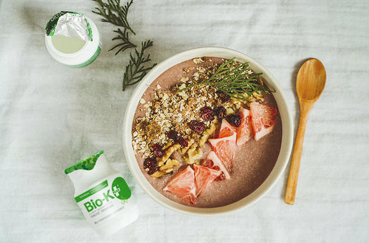 Festive Cranberry, Orange and Ginger Bio-K+ Smoothie Bowl