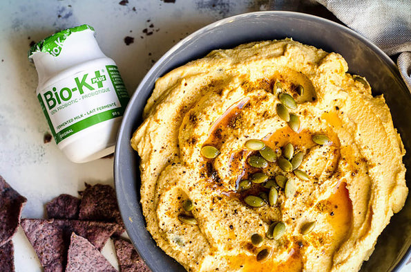 Curried Orange & Ginger Carrot Hummus