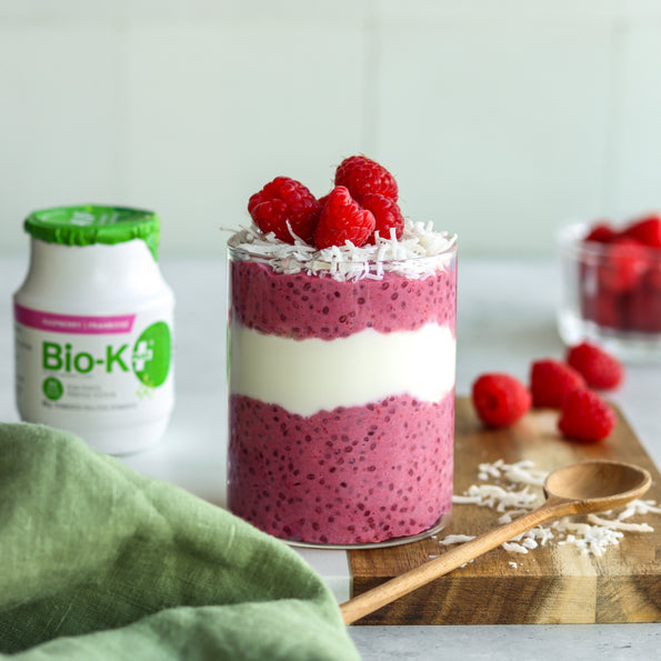 Raspberry & Coconut Chia Pudding