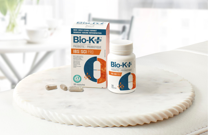 Bottle of Bio-K+ IBS pro capsule