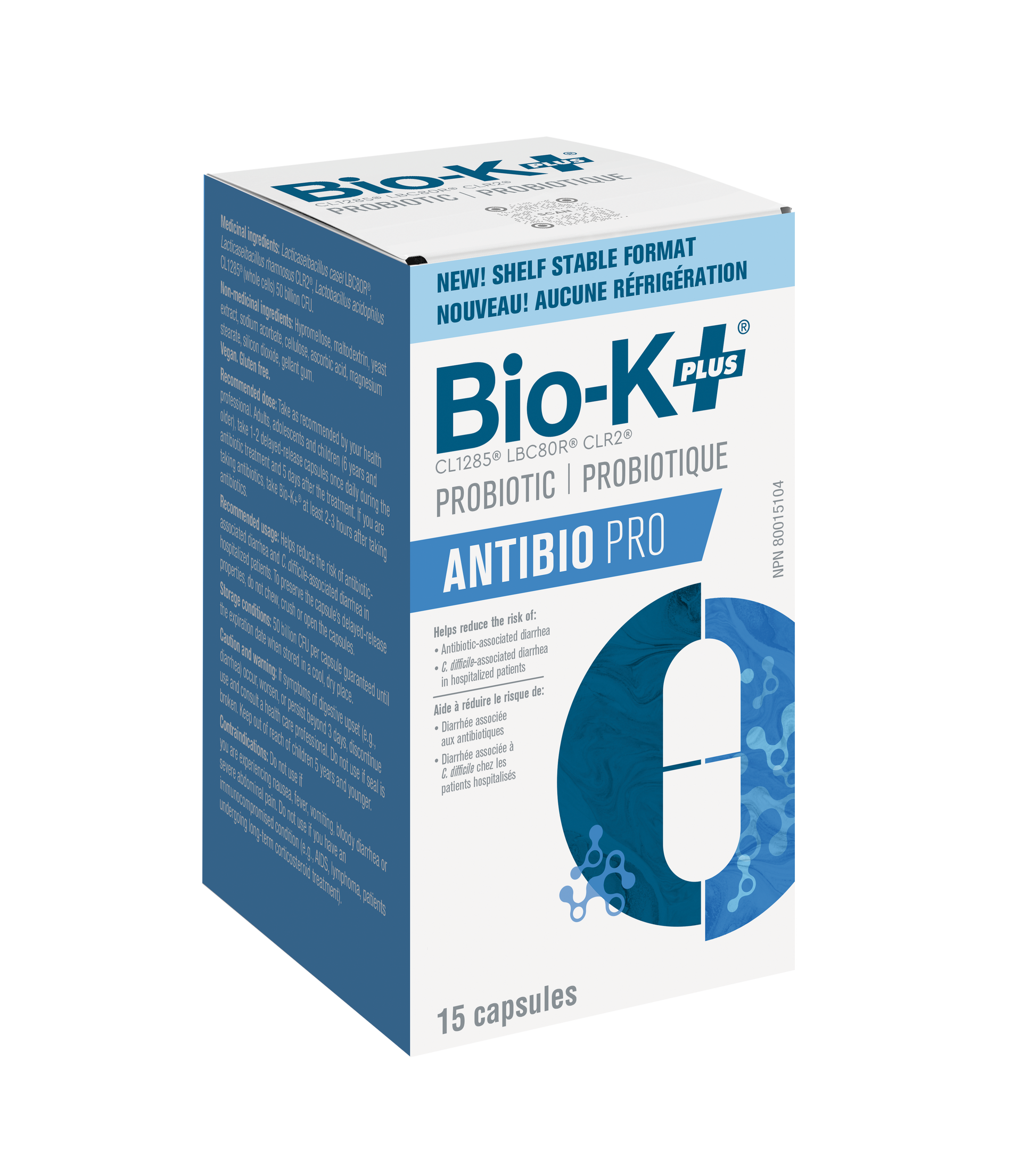 Bio-K+ Antibio Pro packaging