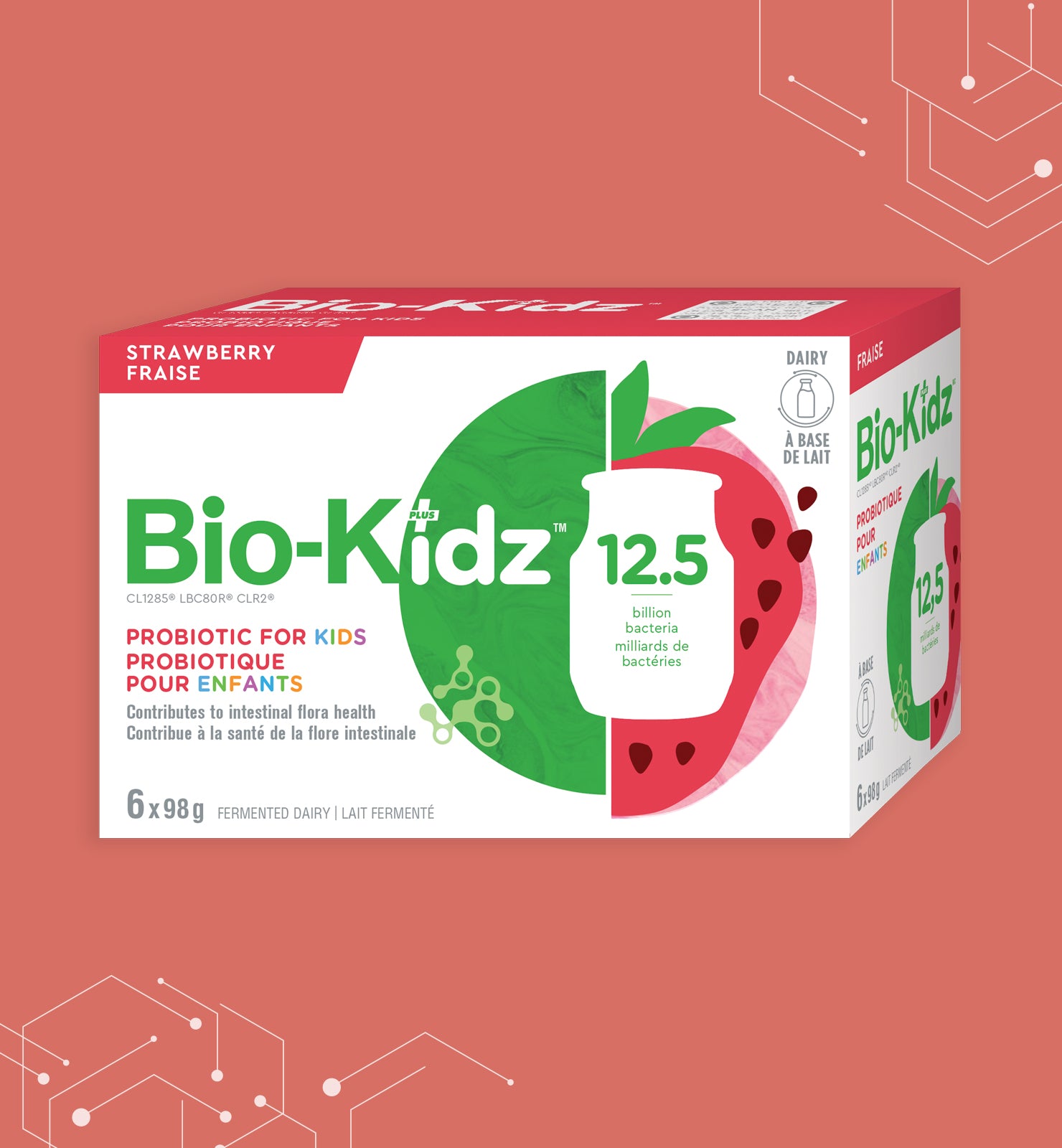 Bio-Kidz  Probiotique fermenté à boire – à base de lait 